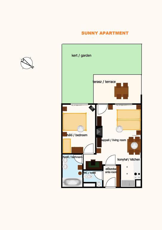 Sunny Apartman Siófok Buitenkant foto